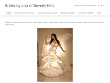 Tablet Screenshot of bridesbyliza.us